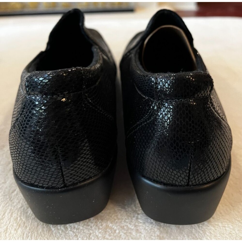 SAS Dream Comfort Loafers Shoes Size 9.5 N Narrow $157 Black Snake NEW in Box - Picture 6 of 16